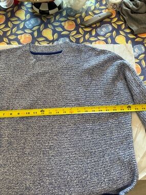 NWOT Lululemon Blue Marled Sweater, Sz  XL